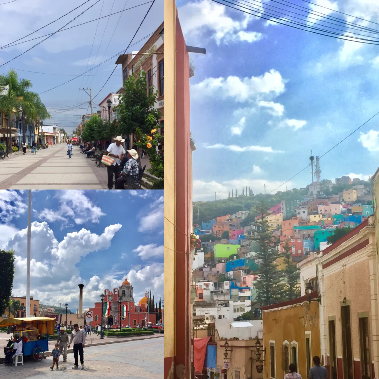 Collage of student memories from Guanjuato