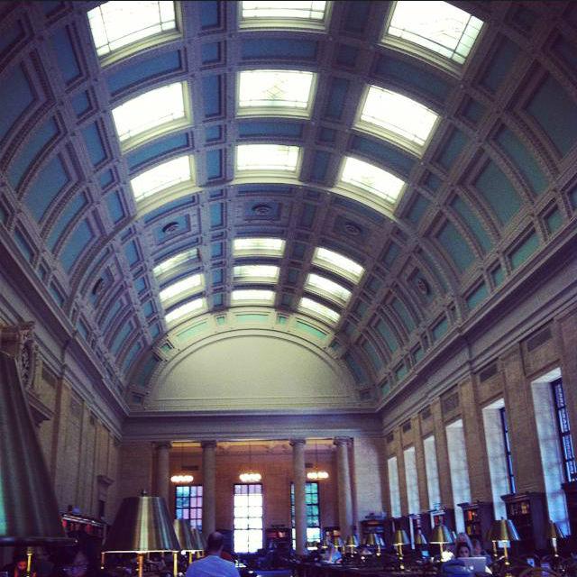 Photograph of Widener Loker Reading Room