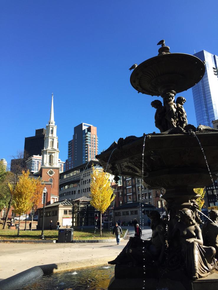 Fountain in Boston Common