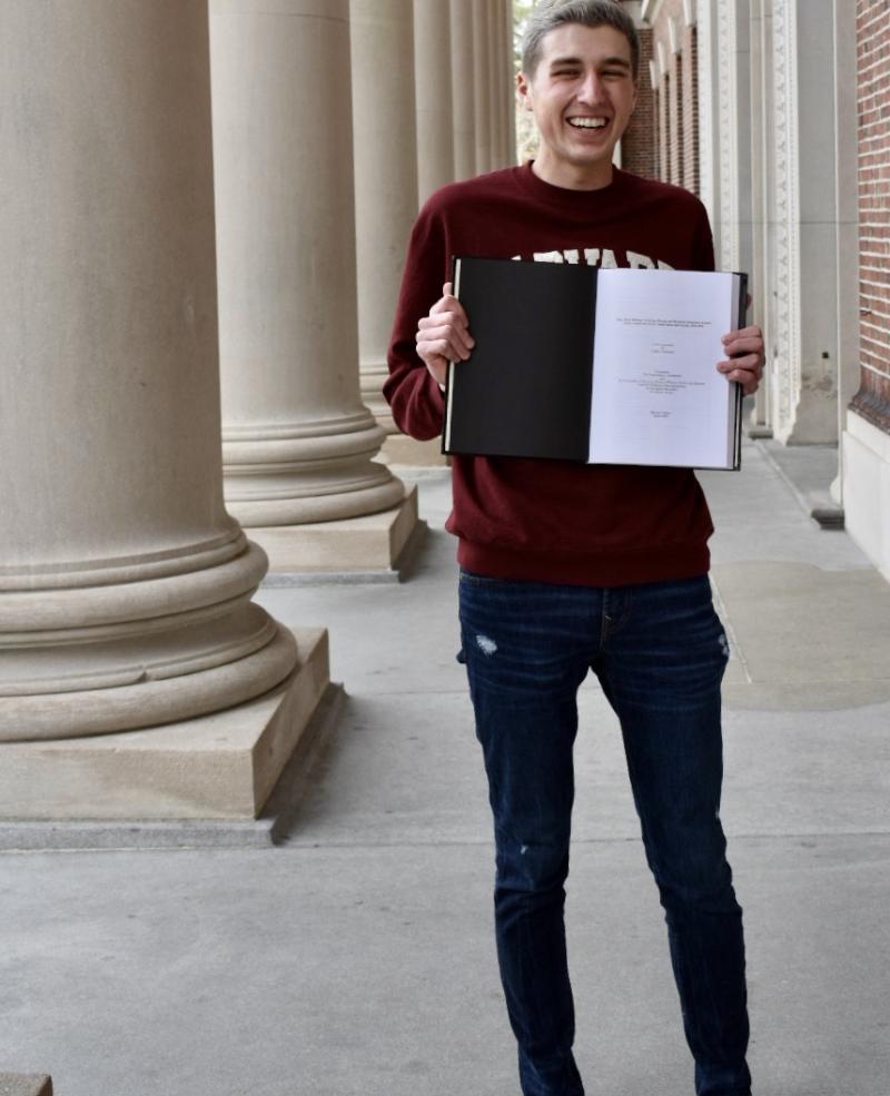 Me with my completed thesis!