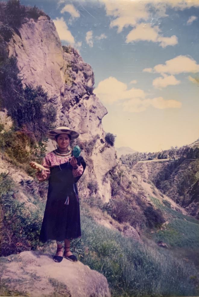 Amy's mother in Saraguro