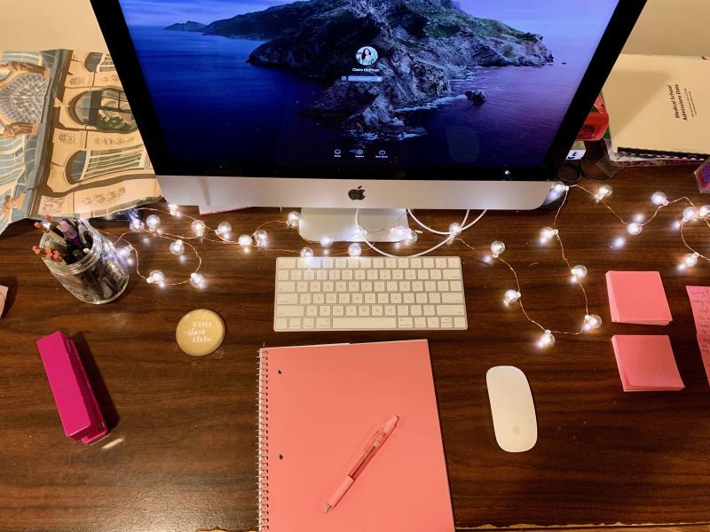 Author's desk at home