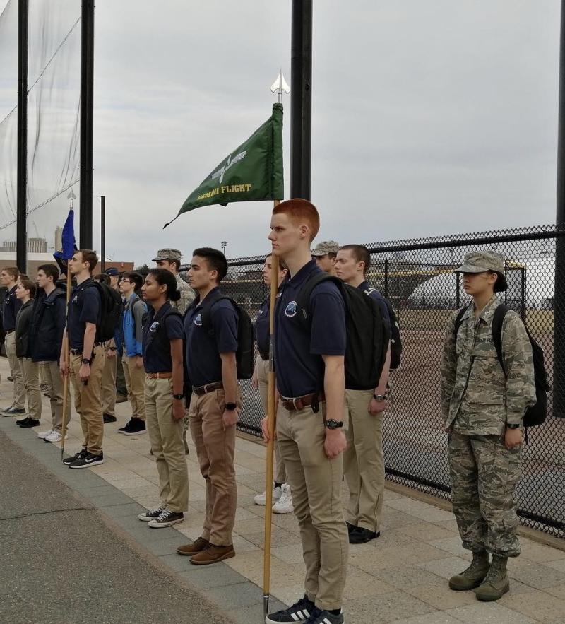 Cadets at Drill in Action