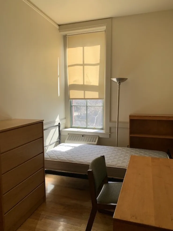 My empty single on the day I moved out due to COVID-19