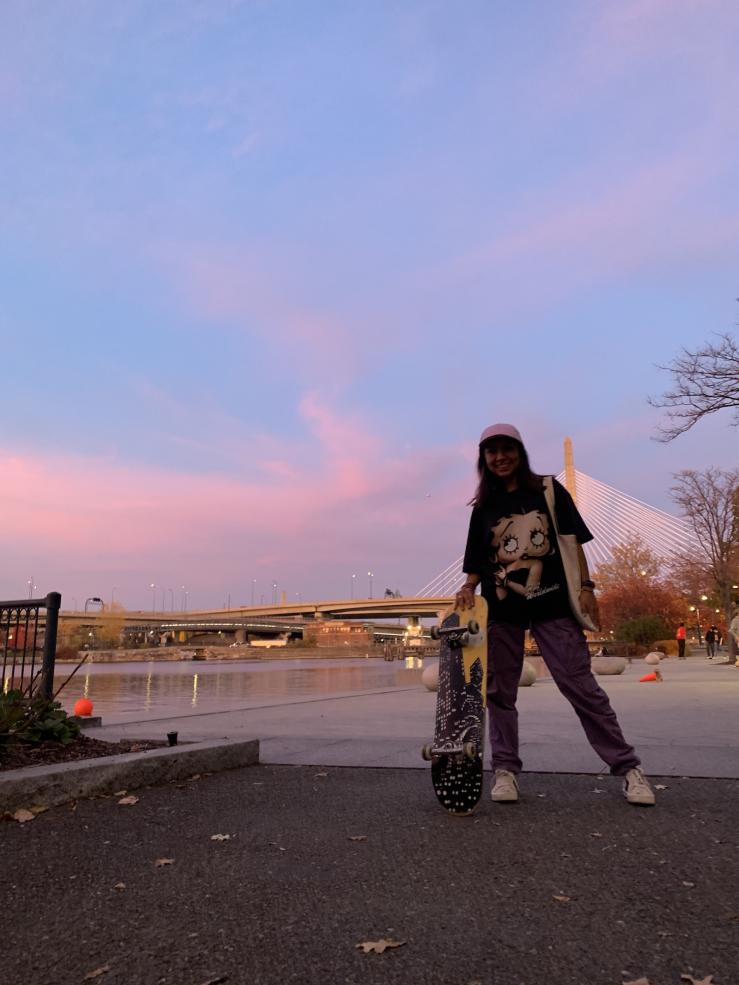 A spot I like to skate on the weekends is called Eggs and is right on Boston’s waterfront!  