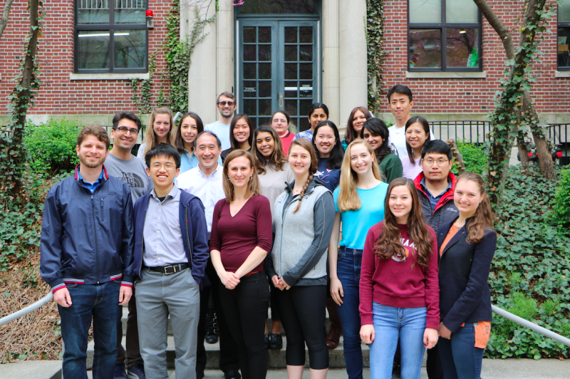 A group photo of members of the Lee Lab.