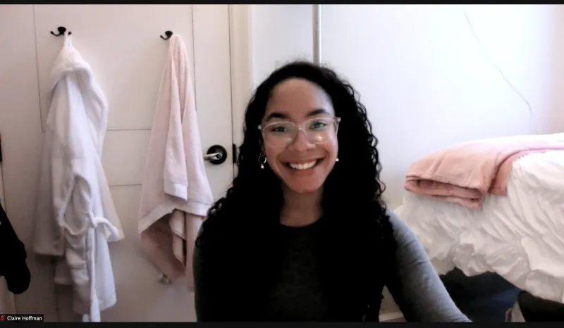 Claire on Zoom