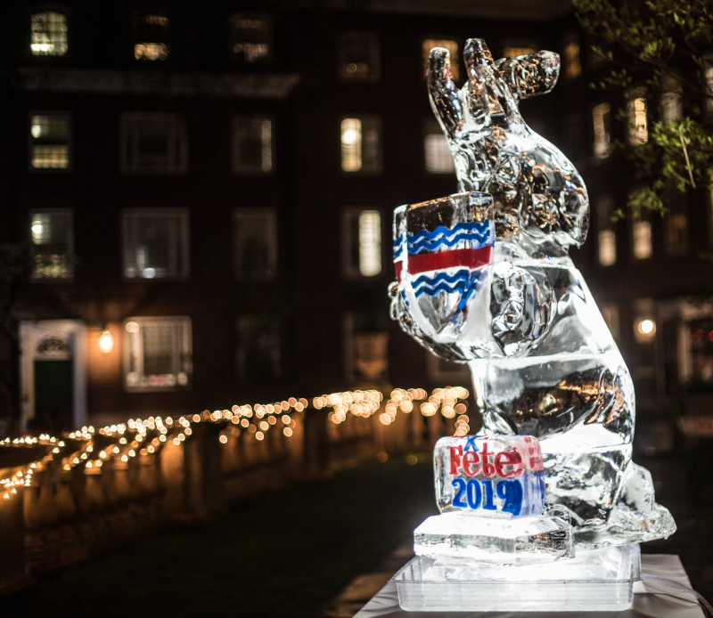 Eliot Fête Ice Sculpture 2019