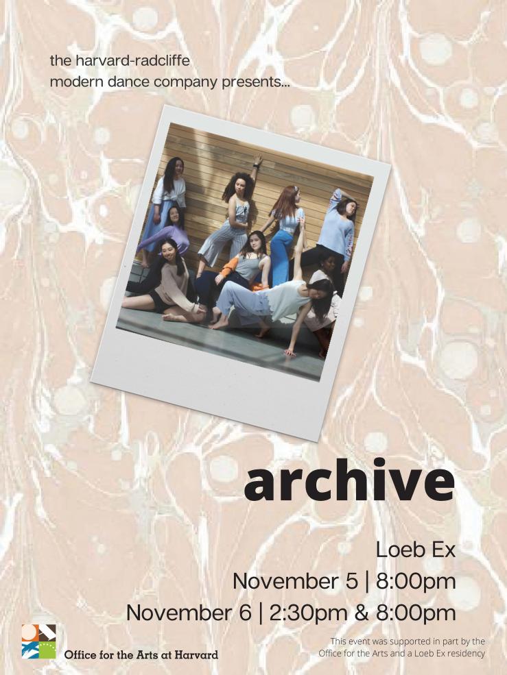 The poster for HRMDC’s fall 2021 concert, archive