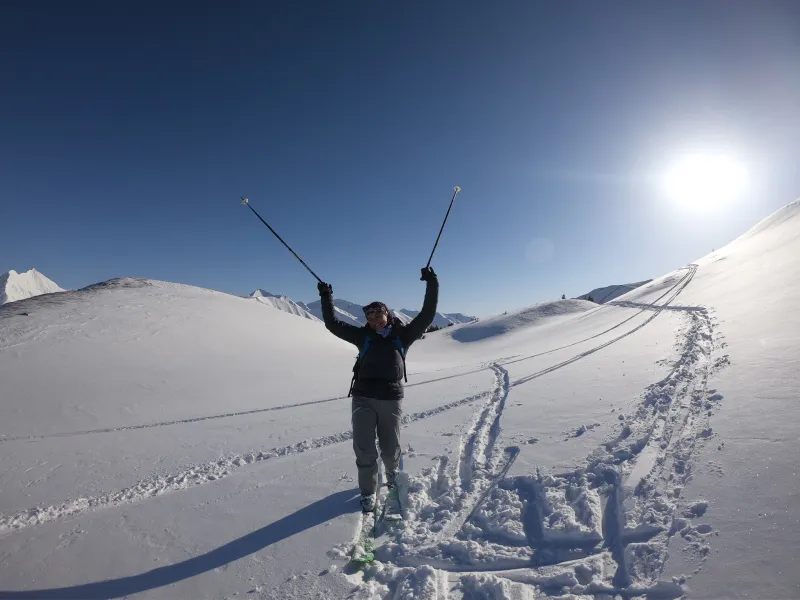 Skiing in Alaska