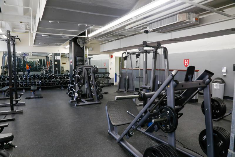 Various weightlifting machines