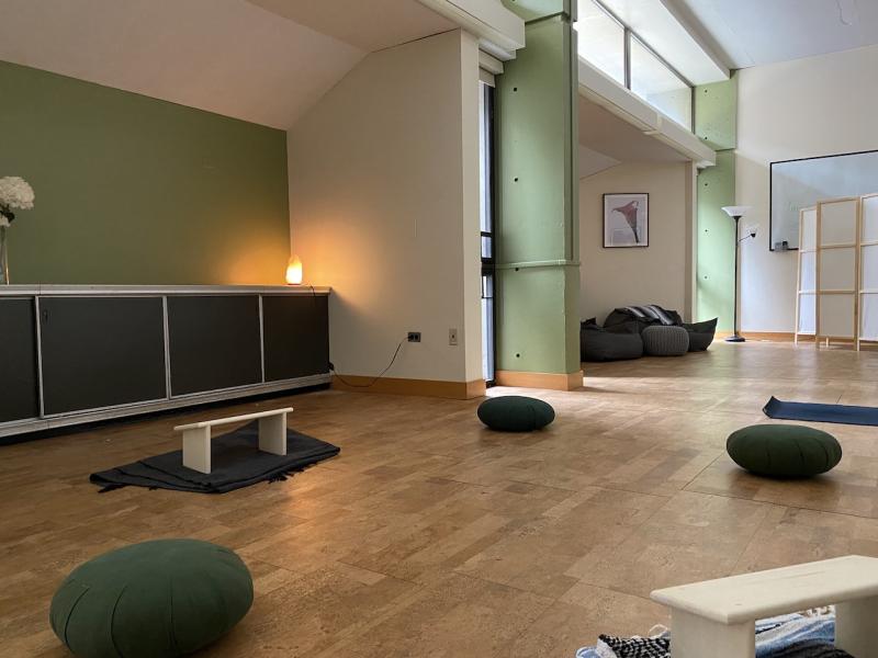 The Mather Tranquility Room hosts weekly meditation groups led by Nina Bryce.