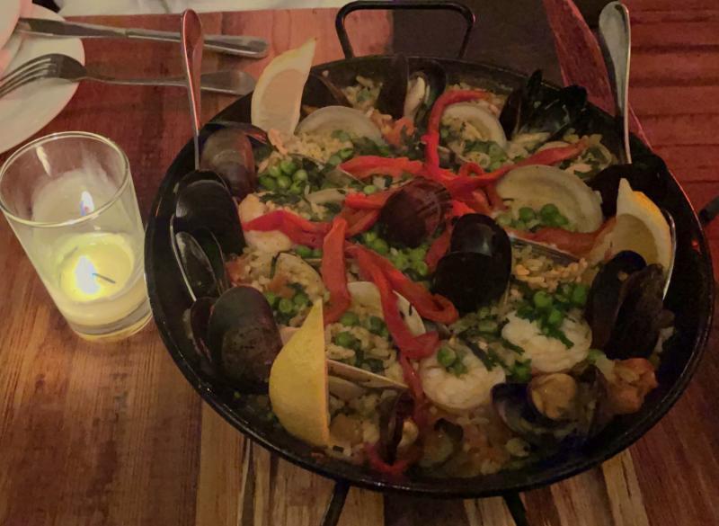 Paella from Puro Ceviche