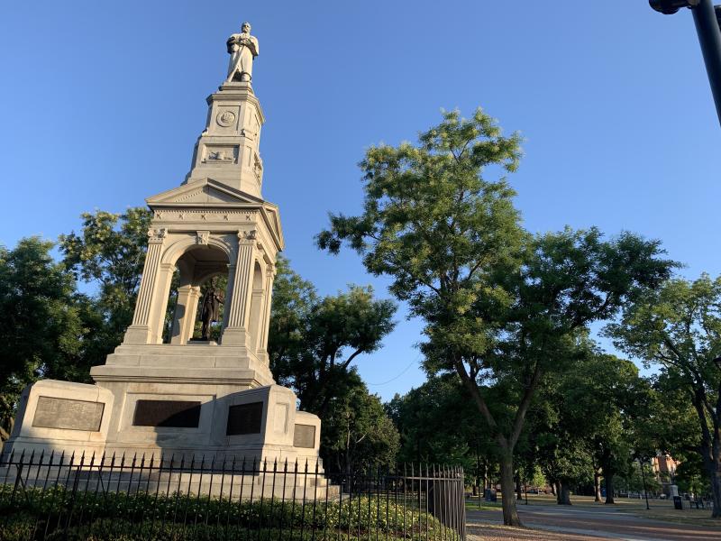 Picture of the Civil War Monument at Cambridge Commons