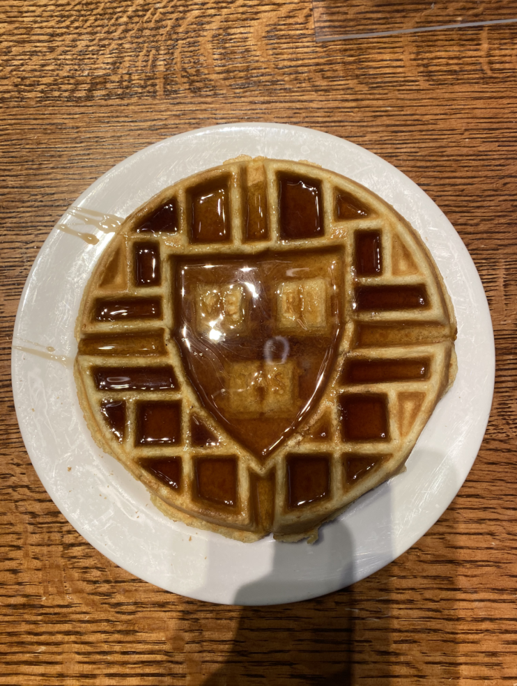 Image of waffle with syrup