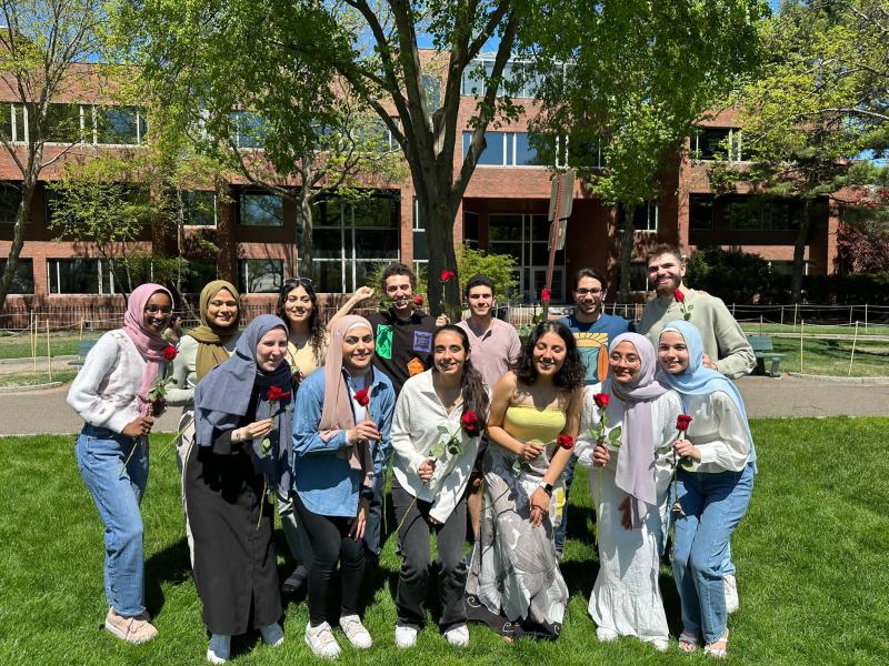 Seniors at the Society of Arab Students Send Off
