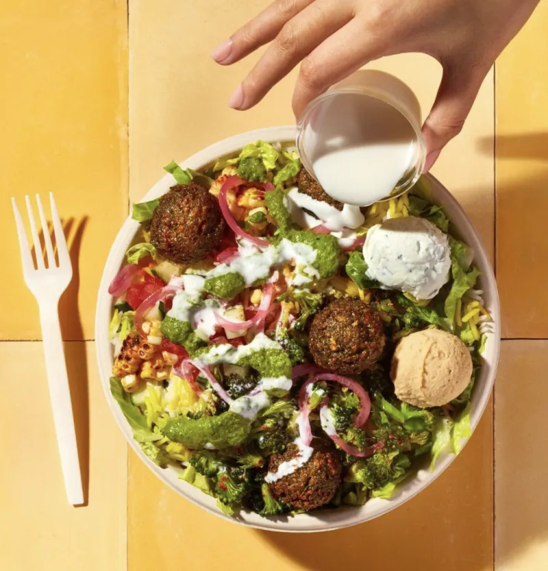 Falafel bowl from Cava