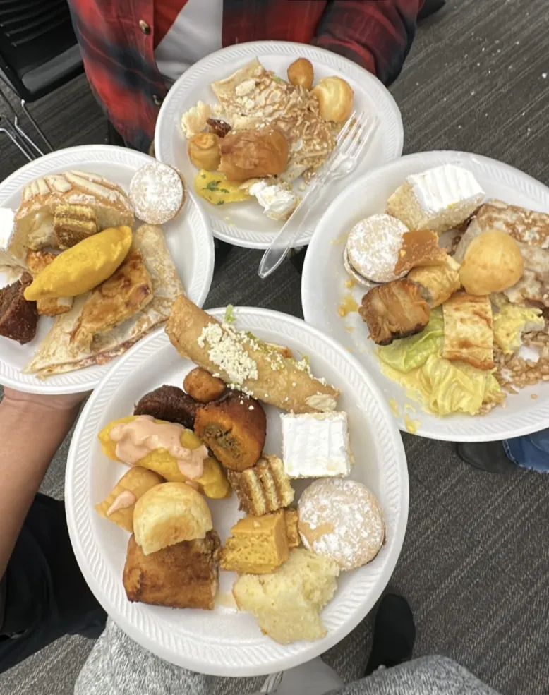Food from various countries in Latin America