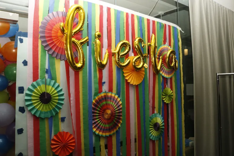 Photo backdrop used during Ritmo Latino