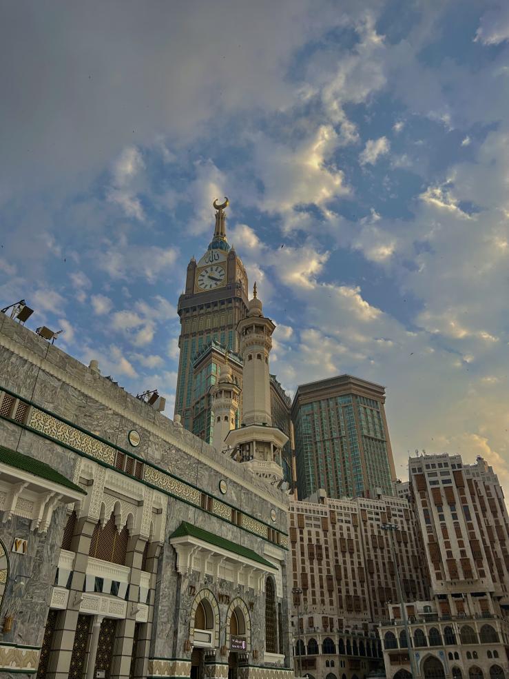 View of Clock Tower from the side of Masjid al-Haram