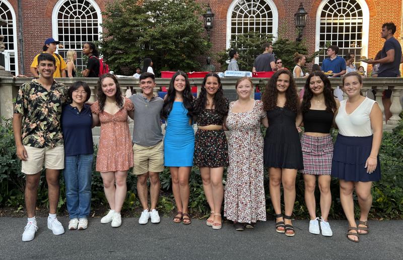 First day of Senior year group picture 