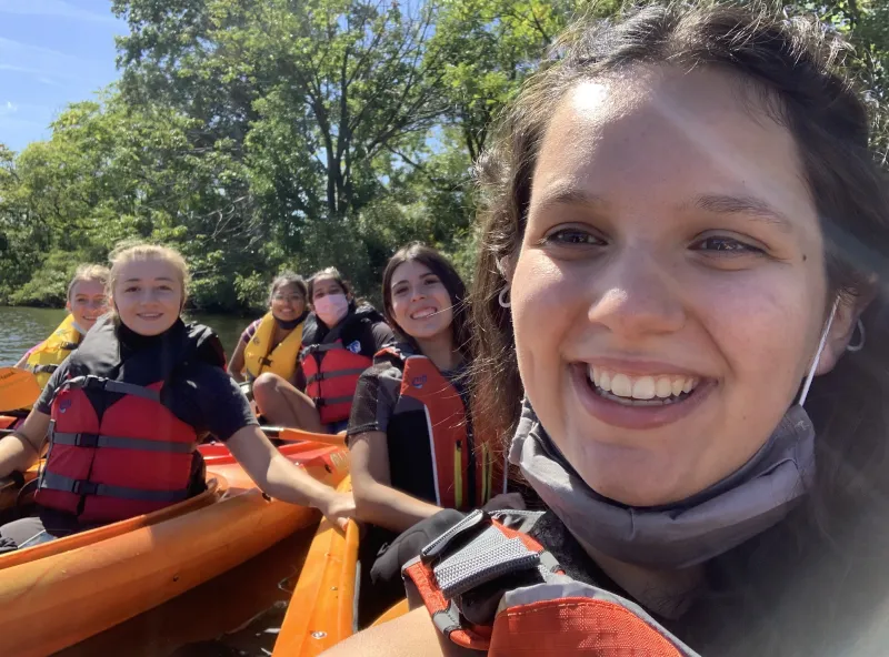 Kayaking on the Charles River 