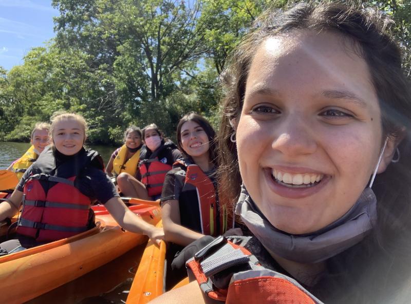 Kayaking on the Charles River