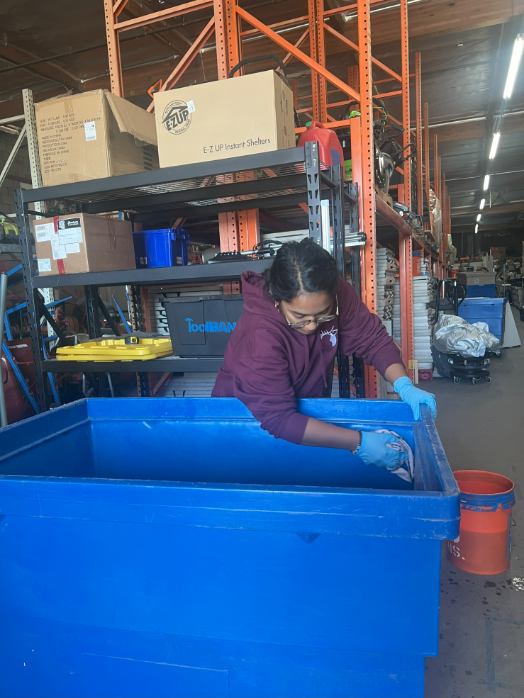 Merlin washing cart