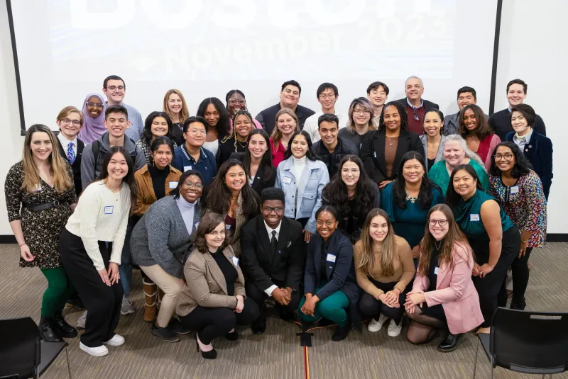 Group photo from the Community-Building and Networking Night on Thursday, November 2.