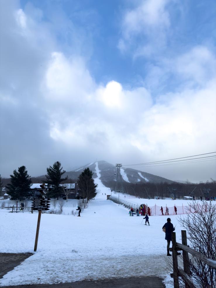 Mountain view from the base.