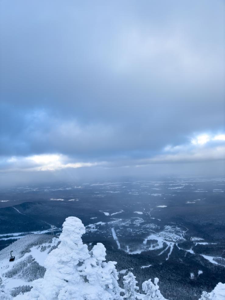 View from the top of the mountain.