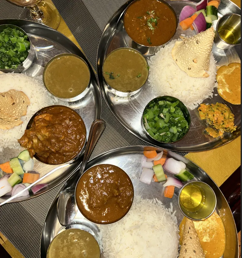Thali from Chulo Restaurant
