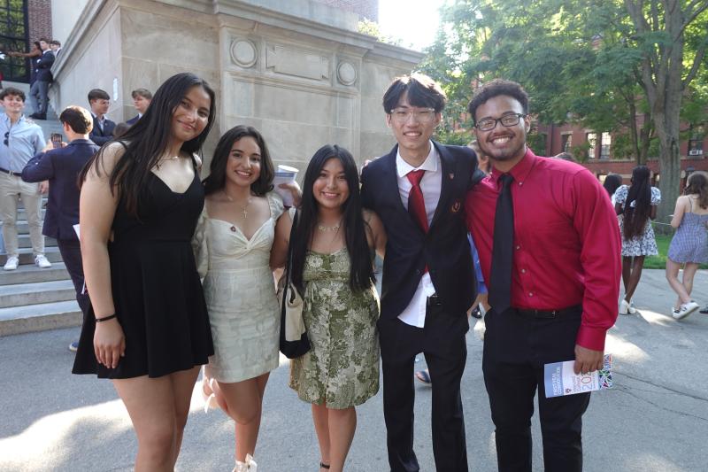 Picture of students at Harvard's First-Year Convocation