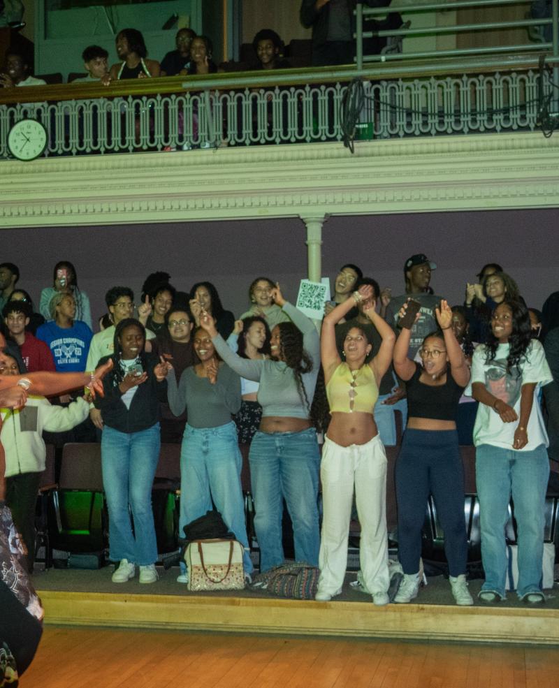 Contestant performance during talent portion of Starboy Pageant