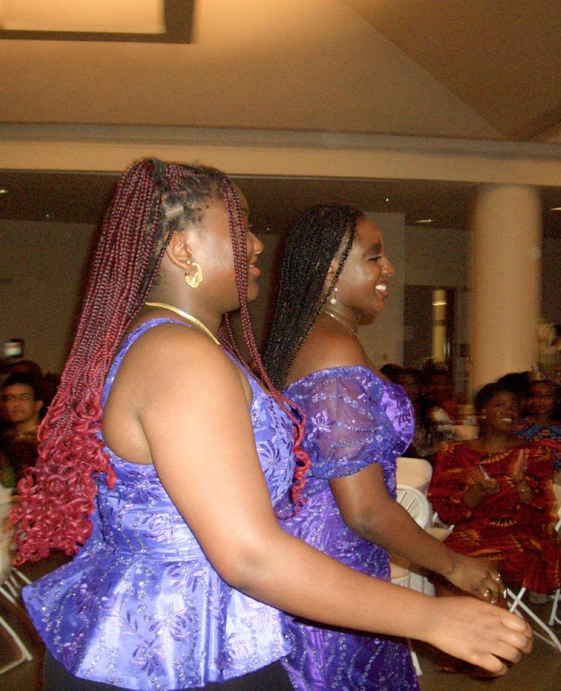 Faith Oji during her Gala introduction