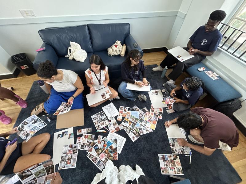 FYRE Family making vision boards