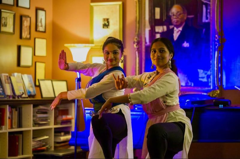 Deepam performing