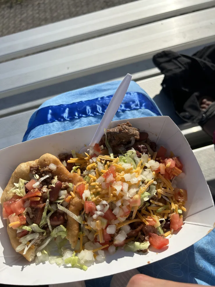 Indian Taco at the Harvard Powwow