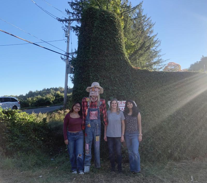 Melissa with her host family