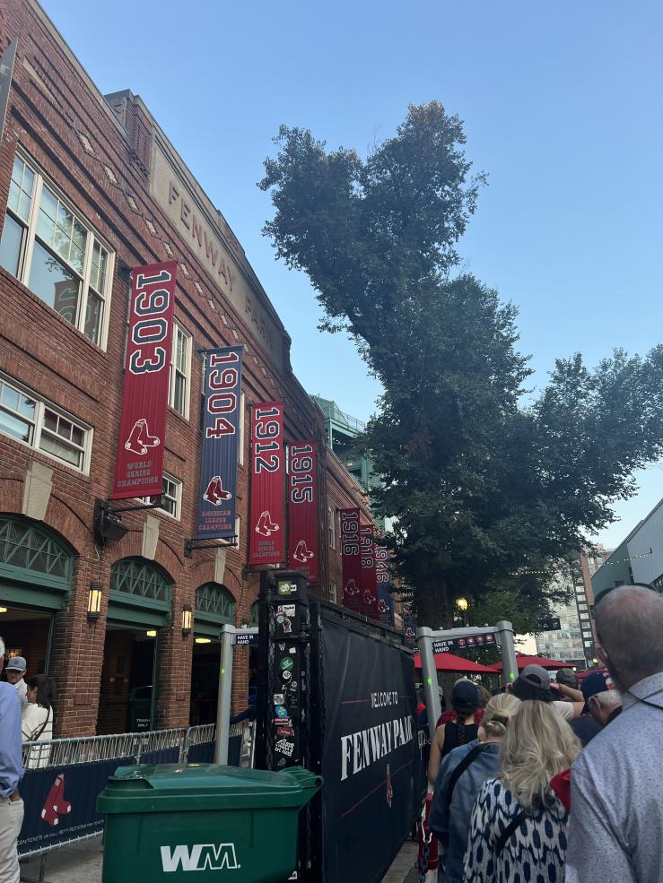 My first time at a Red Sox Game