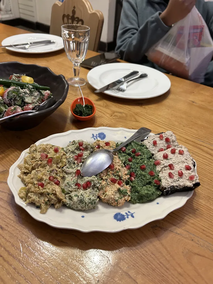 Five different kinds of Pkhali!