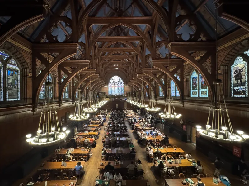The interior of Annenberg Hall