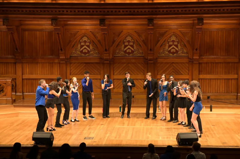 The Harvard Callbacks performing at their Fall Jam 2024