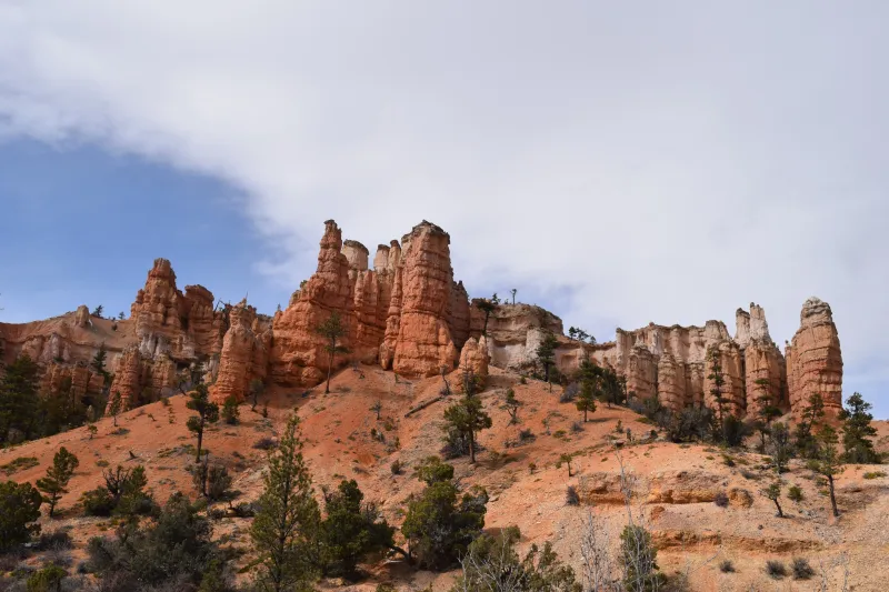 A picture of hoodoos at Bryce Canyon National Park.