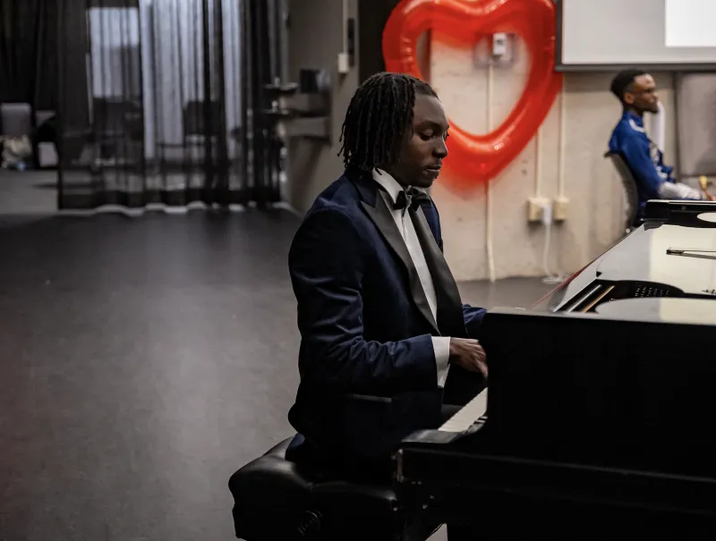Timi Esan on playing a grand piano