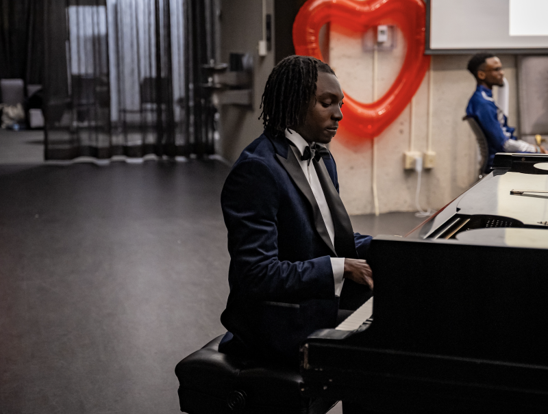 Timi Esan on playing a grand piano