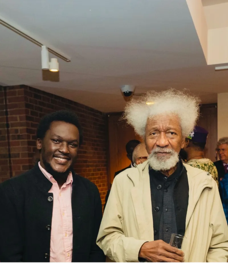 David with Prof Wole Soyinka