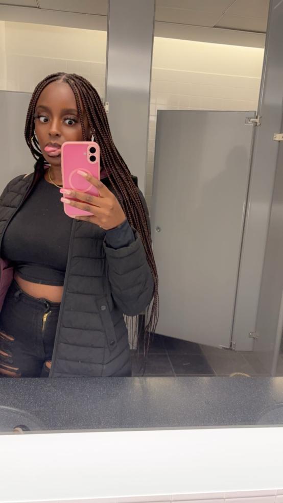 Mirror Selfie of Winter Coat