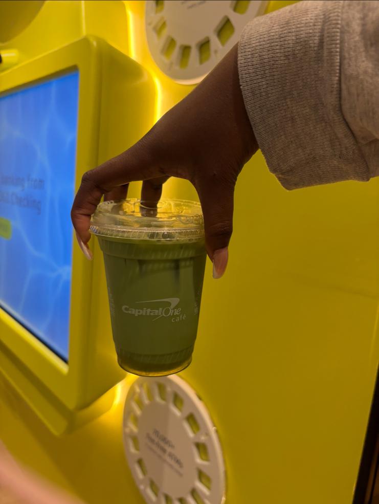 Iced Matcha from Capital One Cafe