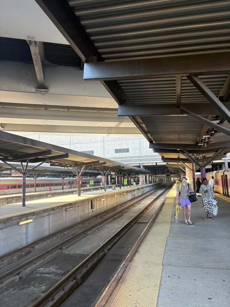 Photo of North Station train tracks